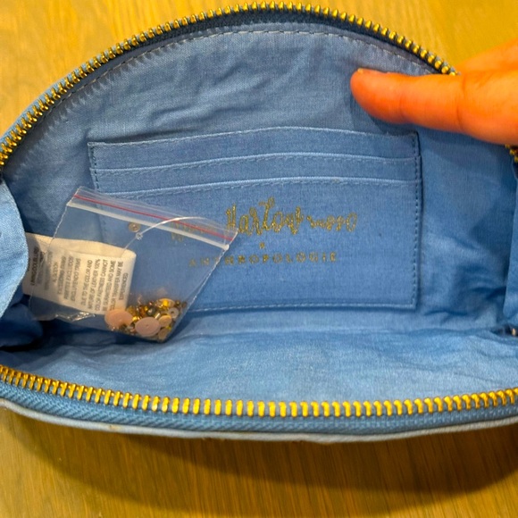 NWT Anthropologie Women’s Monogram Pouch - Picture 7 of 9